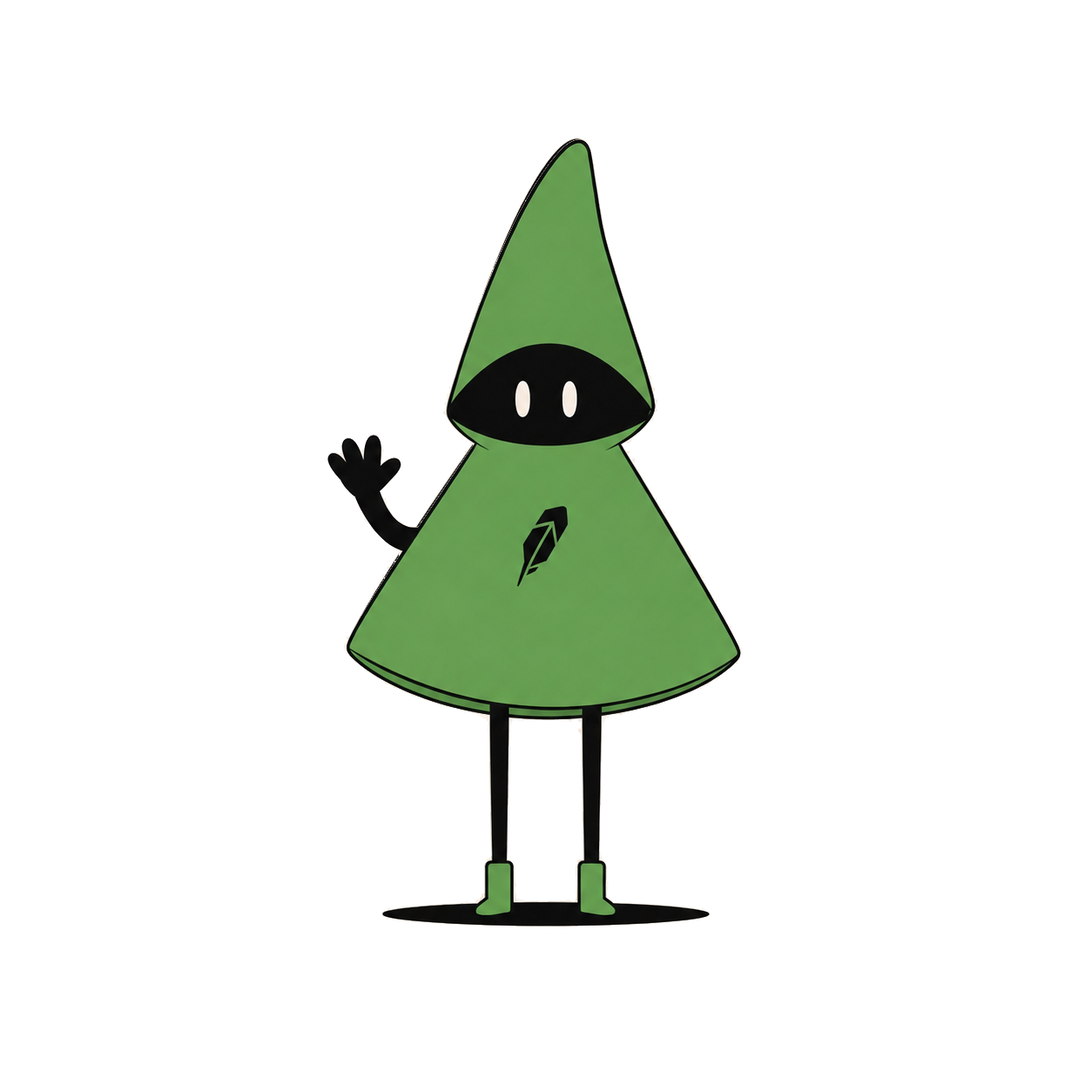 GREEN HOOD mascot